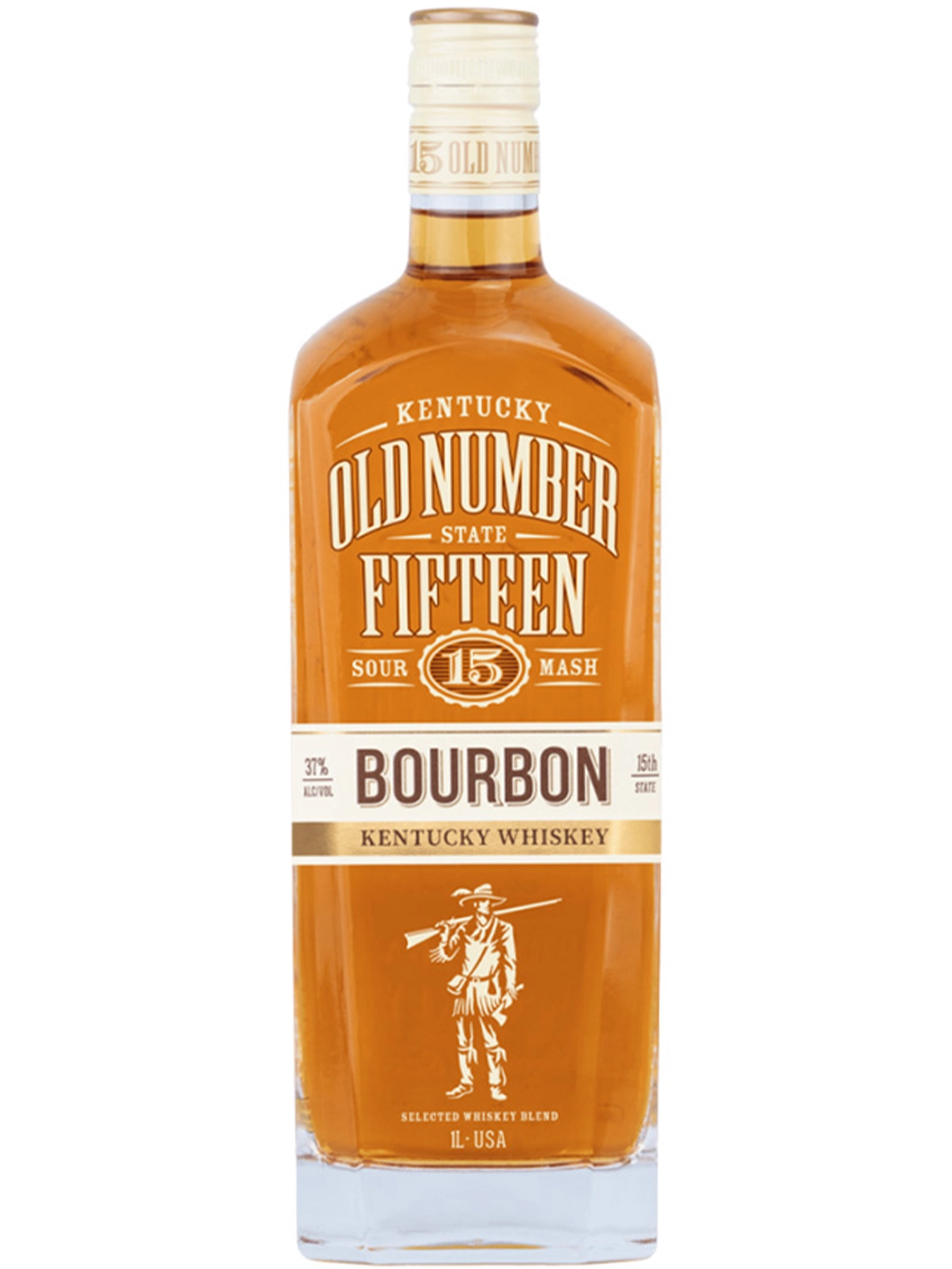 Old No. 15 Bourbon Whiskey 1lt